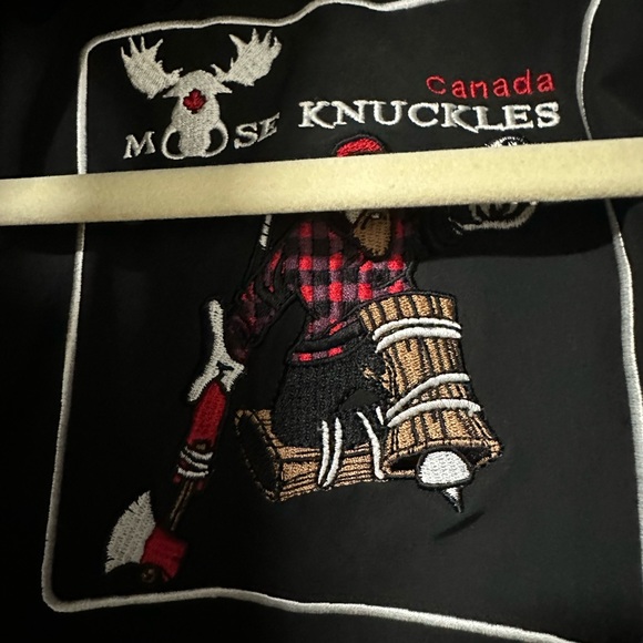 MOOSE KNUCKLES-Black Parka - Picture 9 of 14